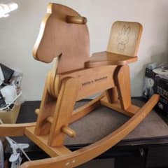 ミッフィー 木製ロッキングホース 木馬 昭和レトロ 当時物 レア