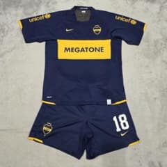 ボカ・ジュニアーズ　ユニフォーム　上下セット　L　18番　NIKE　ナイキ ボカ・ジュニアーズ ユニフォーム 上下セット L 18番 NIKE ナイキ