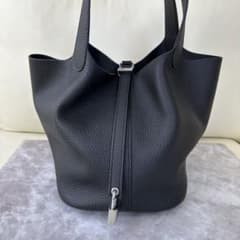本革　キューブバッグ　Mサイズのサムネイル
