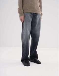 AURALEE 24AW DENIM PAINTER PANTS BLACK 4のサムネイル