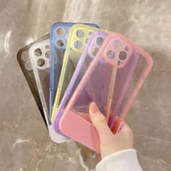 iPhone 16 スタンド付きケース TPU 耐衝撃 スマホケースのサムネイル