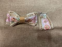 花柄刺繍リボンバレッタのサムネイル