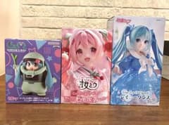 初音ミクフィギュア 3体セットまとめ売り【未開封品】 - メルカリ