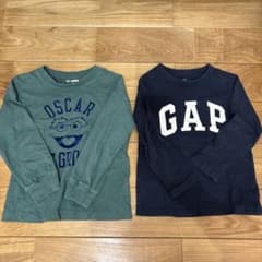 GAP ネイビー 長袖カットソー 105cmのサムネイル