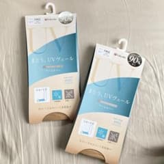 【2点セット】　福助　fukusuke アームカバー 肌色 UV対策 日本製
