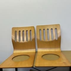 曲木椅子 白樺積層合板 ラッカー塗装 2枚セット YZ-770-DB/NA - メルカリ