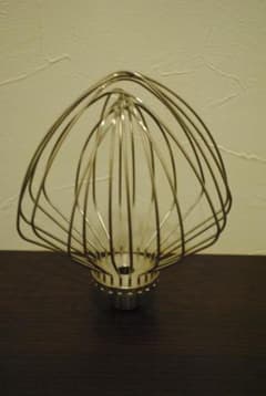 キッチンエイド スタンドミキサーKSM7、8用 11本ワイヤーホイップ 1