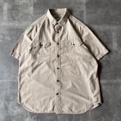 00s Carhartt 半袖ボタンダウンシャツ XL ベージュ A205 - メルカリ