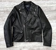 グリーンレーベル リラクシング ダブル ライダース  ジャケット 本革 Lのサムネイル