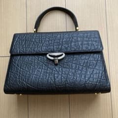 JRAエレファント ブラック ハンドバッグ レザー - メルカリ