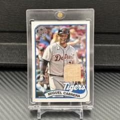 topps MLB ミゲル・カブレラ 実使用バット レリックカード - メルカリ
