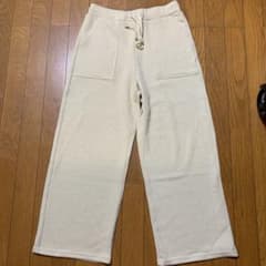 プチプラのアヤ リブニットワイドパンツのサムネイル