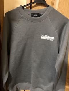 AZUL by MOUSSY HOPE FILLED トレーナー S グレーのサムネイル