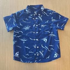 HELLY HANSEN 半袖シャツ ネイビー 120のサムネイル