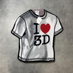 doublet TWO-DIMENSIONAL "I 3D" T-SHIRT