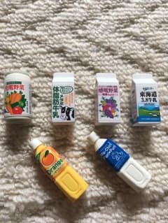 値下げ‼️おもしろ消しゴム♪   飲み物バージョン♪のサムネイル