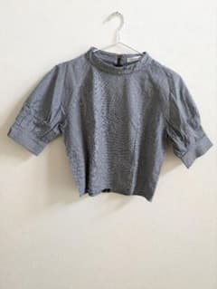 【goocy】 チェック柄 半袖ブラウスのサムネイル