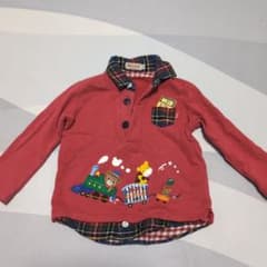 miki HOUSE 長袖シャツ 90cm チェック柄のサムネイル