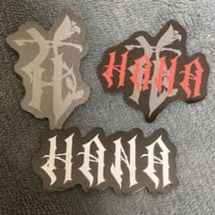 HANA ハナ ロゴステッカー 3枚セット - メルカリ