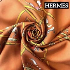 美品✨エルメス カレ80 シルクスカーフ《パドックにいる48頭の馬》正規