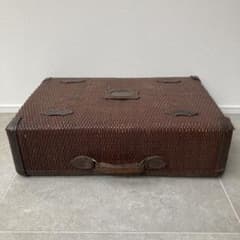 ヴィンテージ 柳行李 行李鞄 バスケット トランク 古道具 古民具 ⑫