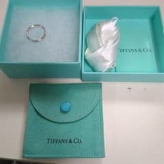 ティファニー Tiffany リング 9号 ダイヤモンド 1P シルバーのサムネイル