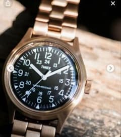 タイメックス ビームス 別注 キャンパー 腕時計 COPPER 黒 アナログ タイメックス ビームス 別注 キャンパー 腕時計 COPPER 黒 アナログ