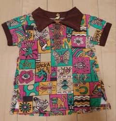 BACKALEY★ おしゃれポロシャツ ★サイケデリックのサムネイル