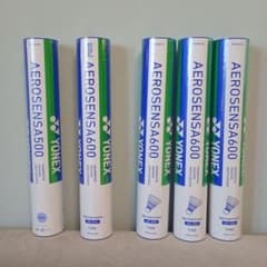 YONEX AEROSENSA500 、600とニューオフィシャルセット YONEX AEROSENSA 500 600 シャトル セット 5本 - メルカリ
