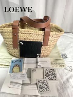 極美品・伊勢丹明細書付】ロエベ ジブリコラボ まっくろくろすけ カゴ