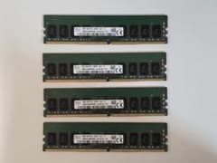 SK hynix DDR4 メモリ 8×4枚合計32GB 2400MHz - メルカリ
