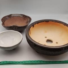 盆栽鉢、山野草鉢 7点セット   【001】と【003】のサムネイル