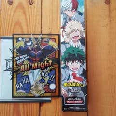 내 영웅 아카데미아 포스터 애니메이트 특전 클리어 카드 세트