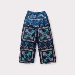 MAISON SPECIAL 幾何学模様 メッシュワイドパンツ size 36のサムネイル