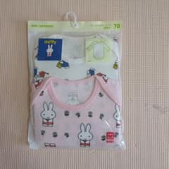 ユニクロの70cm ミッフィ　長袖肌着のサムネイル