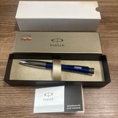 PARKER ボールペン DyDo ロゴ入り ブルー シルバーのサムネイル