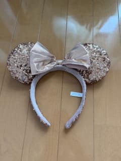 ディズニーカチューシャ ミニー ピンクスパンコールのサムネイル