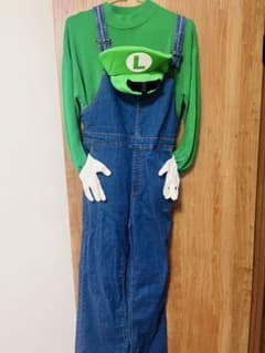 スーパーマリオ ルイージ ハロウィン 衣装セットのサムネイル