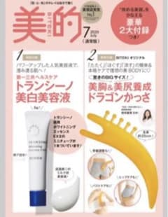【美的2020年7月号付録】TRANSINO&ドラゴンかっさ　新品未使用のサムネイル