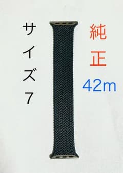 【純正】Apple Watch ブレイデッドソロループ 38-42mm サイズ7のサムネイル