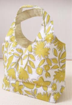 ハンドメイド★素敵な黄色いハンドバッグ♪のサムネイル