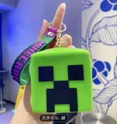 マインクラフト　クリーパー　コインケース　財布　グリーン