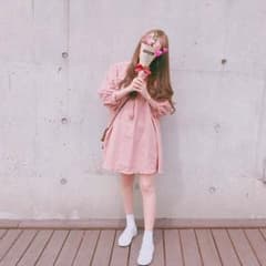 pastel time ワンピース ピンクのサムネイル