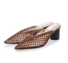 今期完売　pellico sunny メッシュ　ミュール　ブラウンのサムネイル