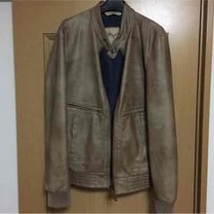 ZARA 合皮レザージャケットのサムネイル