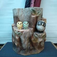40 森のフクロウさん達大きな傘立て0 40 森のフクロウさん達大きな傘立て0 - メルカリ
