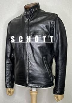 ショット141ライナー付き ③ SCHOTT 141ライナー付【36】米国製◇革ジャンninjaハーレー - メルカリ