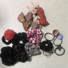 シュシュ バレッタ 飾りゴム セット販売のサムネイル