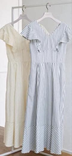 herlipto Kerry Striped Ruffle Dress - メルカリ