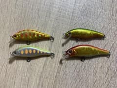 Palms パームス 渓流トラウトミノー 4本セットのサムネイル